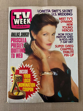 Vintage television - "Australian TV Week" Jan 84 Priscilla Presley Joey Perrone