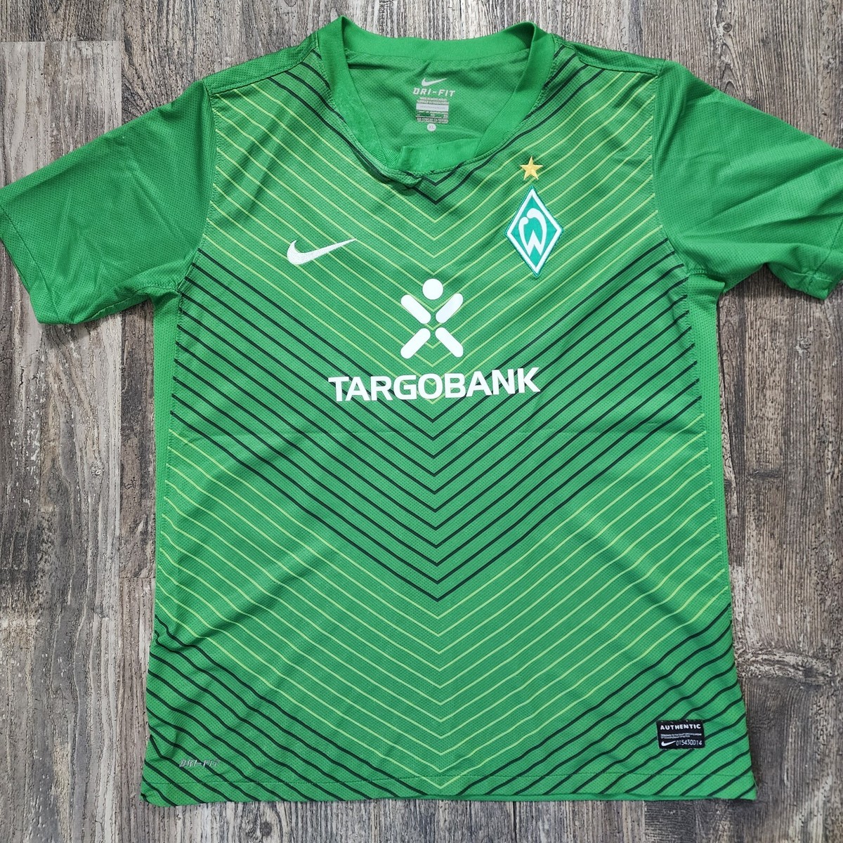 2012 Nike Werder Bremen Home Soccer Jersey Claudio Pizarro Kids XL