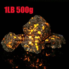 500g+ 1LB Natural Raw Rough Yooperlite Flame Fire Stone Mineral Crystal Healing