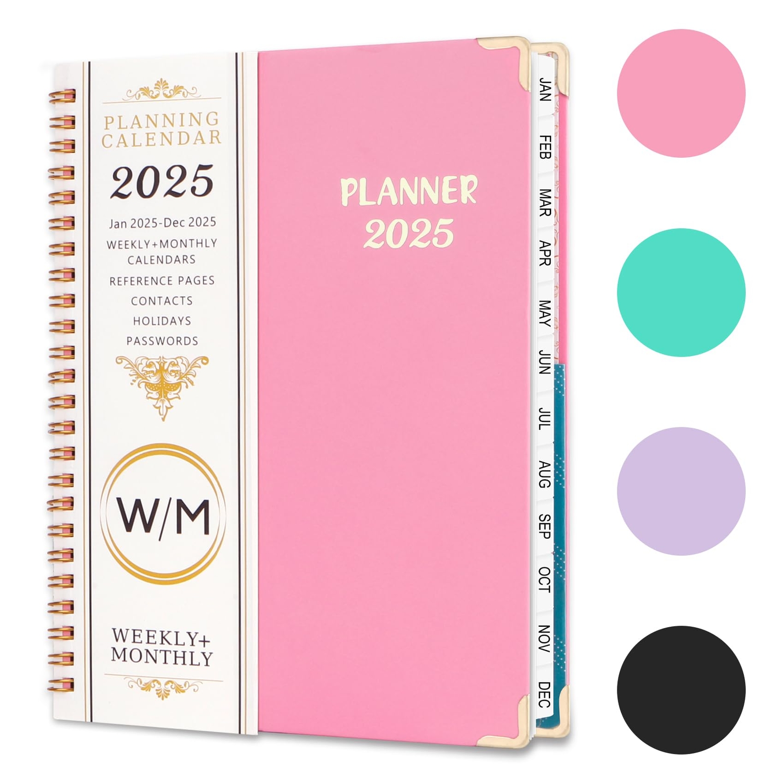 2025 Planner - Weekly and Monthly Planner 2025 Calendar Monthly Planner Daily...
