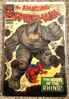 Amazing Spider-Man 41 - [Raw] First 🔑 appearance of the Rhino. VG+/VF. 5.0