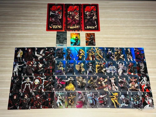 2024 Pizza Hut P5X Persona 5 Figuren Happy Meal Spielzeug Abzeichen Poker Kartenständer - Bild 4 von 20