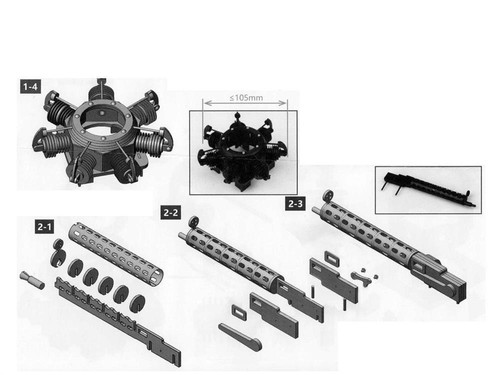 PICHLER Fokker E 3 / 1200 mm / C9818 - Bild 3 von 3