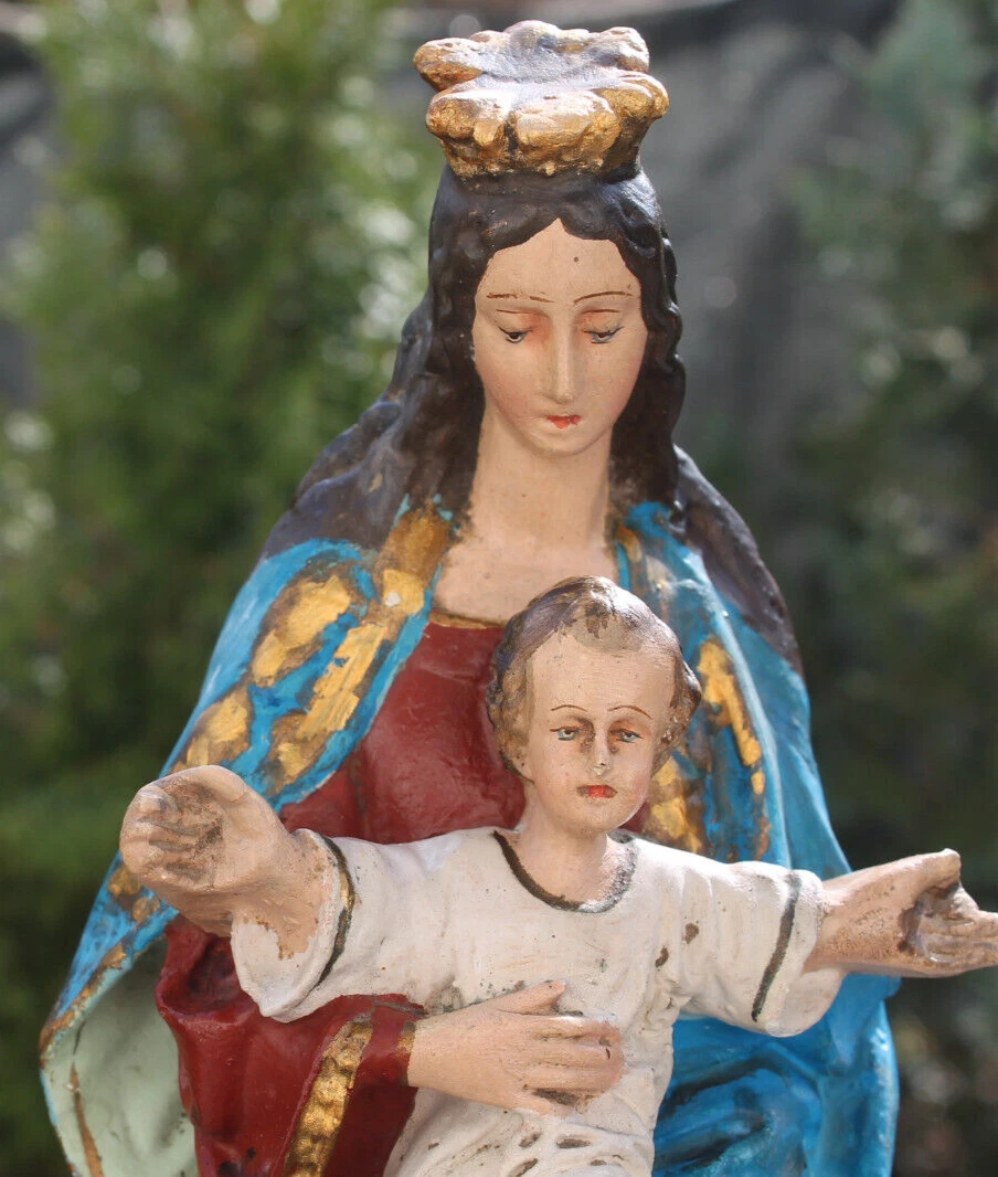 Maria mit Jesuskind-Madonna-Statue-Figur-Höhe ca. 43 cm