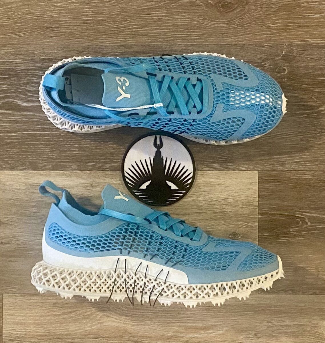 Adidas Y-3 Runner 4D Halo Core 'Blue Off White' ID7270 Men's Adidas Y-3 Runner 4D Halo Core 'Blue Off White' ID7270 Men's