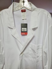 Dickies EDS 2XL men women Unisex Lab Coat long professional 83402 white NWT