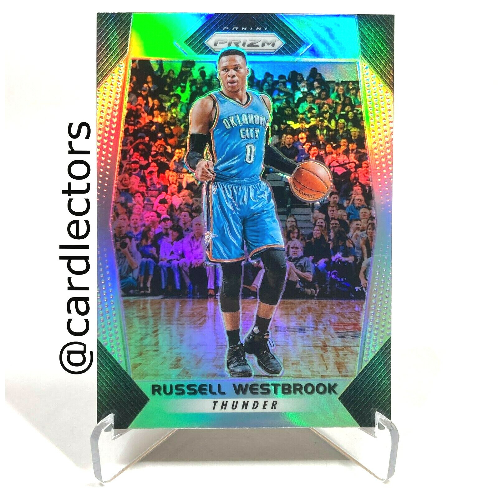 2017-18 Panini PRIZM Basketball RUSSELL WESTBROOK #261 Silver PRIZM Parallel SP