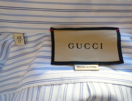 GUCCI SHIRT XL 43 button up interlocking logo short sleeve sleeved cotton xxl - Bild 9 von 13