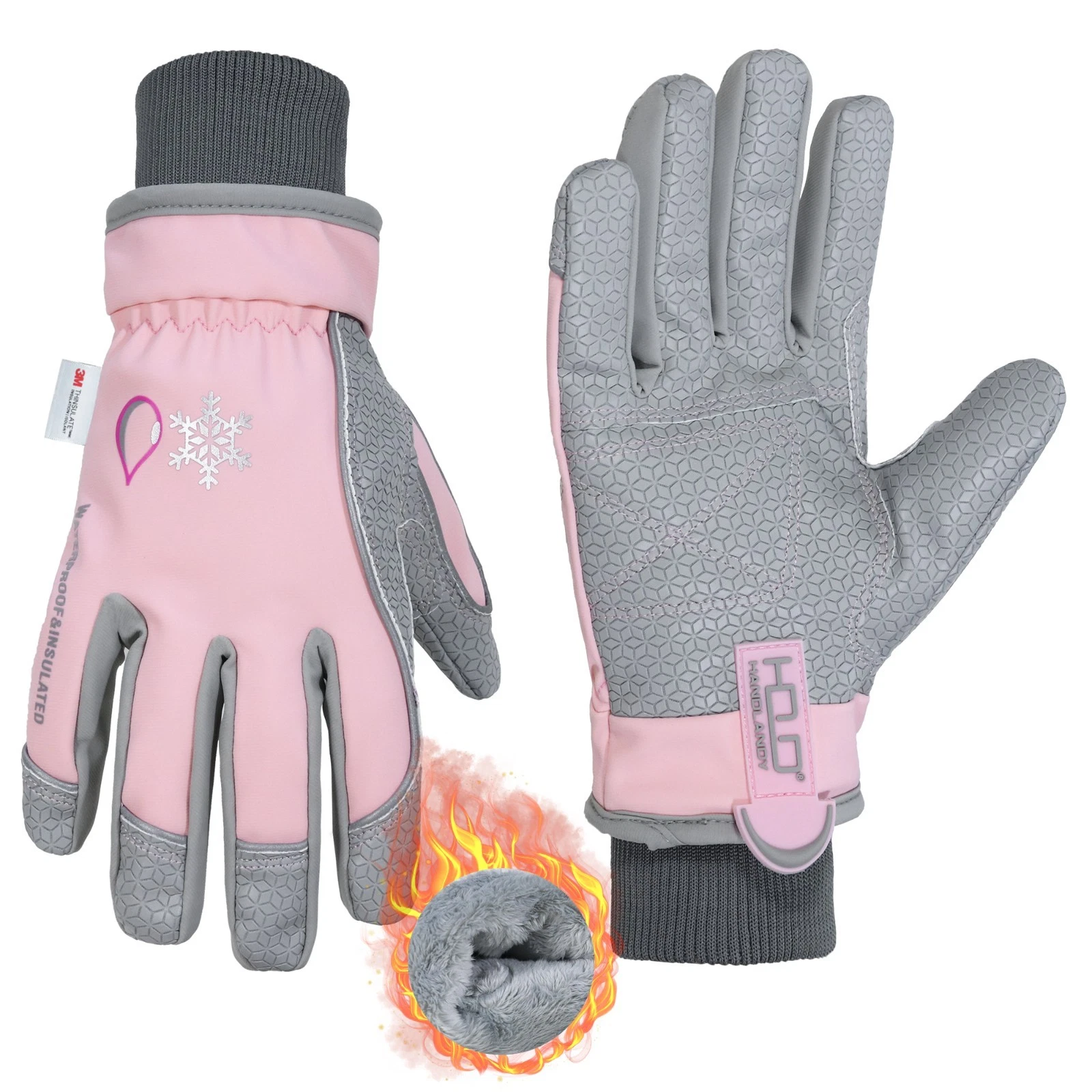 HANDLANDY Winter Insulated Work Gloves, 3M Thinsulate Thermal Water-Resistant
Opens in a new window 