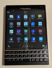 BlackBerry Passport 32GB GSM Unlocked 4G LTE Black QWERY Smartphone- Open Box