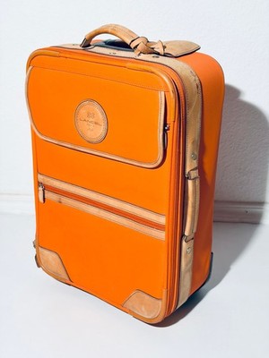 Lancel Paris Koffer Enjoy Baggage Line Designer Kabinentrolley Orange