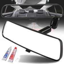 8 Black Rear View Mirror Interior On Replacement Car Night Day Universal