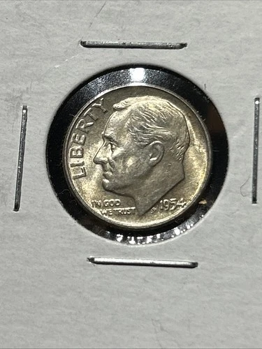 1954 Roosevelt Dime- Silver Choice Gem Brilliant Uncirculated Luster #G6553
