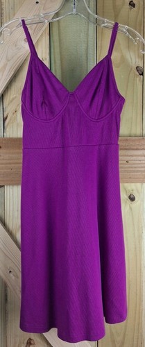 Robe patineuse sans manches côtelée tricotée Wild Fable pour femme violet moyen - Photo 2/4