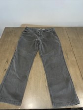 Carhartt Work Pants Dark Gray RN 14806 Men Relaxed Fit Utility 36x32 See Pic
