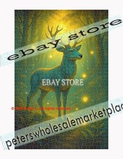 1000 piece jigsaw puzzle Stag Forest spirit