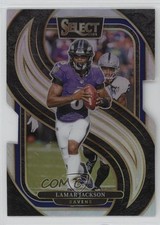 2024 Panini Select Premier Level Silver Prizm Die-Cut Lamar Jackson #121