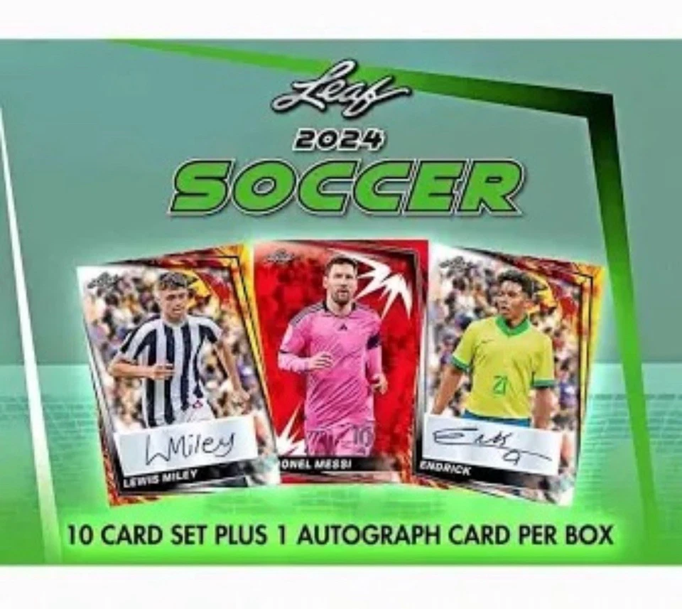 2024 Leaf Soccer Blaster Box 1 AUTO Per Box! Factory Sealed FREE SHIP - Image 3 of 3