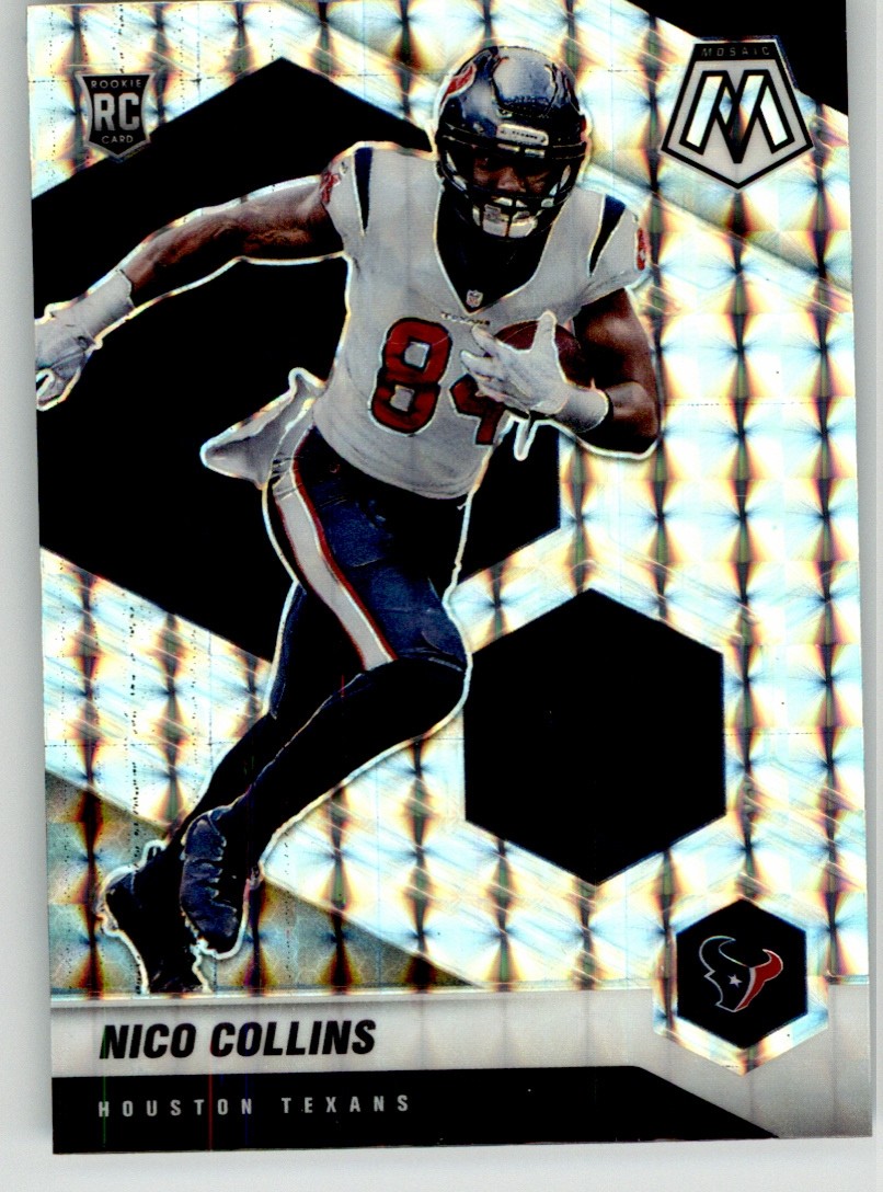 Nico Collins 2021 Panini Mosaic Prizm 330 Houston Texans Rookie