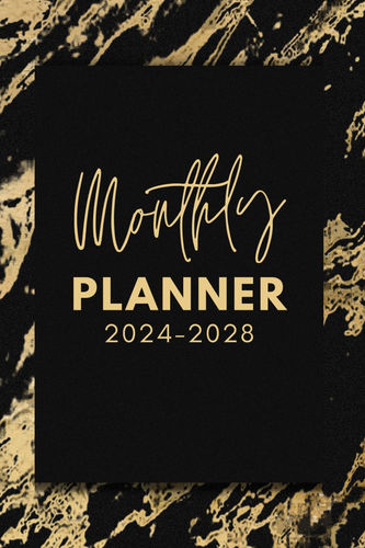 Five Year Pocket Planner 2024-2028: Mini Monthly Dated Agenda for 5 Years from J - Picture 4 of 12
