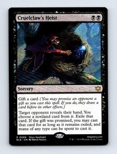 #88 2024 Bloomburrow BLB - Cruelclaw's Heist Rare