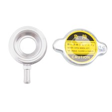 32 mm 1,25 Kühlereinfüllstutzen 0,9 Bar Kühlerdeckel Universal Silber E4I7