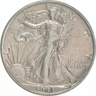 1943 AU Walking Liberty Half Dollar 90% Silver *1305