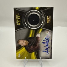 WWE Alexander Wolfe 2018 Topps NXT Silver Autograph Shirt Relic Card  /25 AR-AW