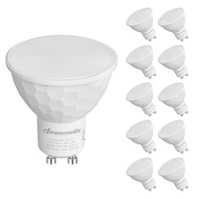 DEWENWILS 10 Pack GU10 LED Bulbs Dimmable, Warm White 2700K, 5W, CRI 80+, 350LM