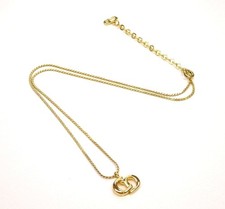 Christian Dior Fashion Jewerly CD logo chain necklace F054