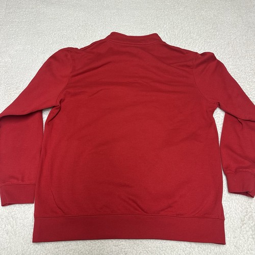 Ole Miss Rebels 1/4 ZIP COLOSSEUM Red/Blue Logo Sweatshirt SZ Large - Cool - Picture 4 of 6