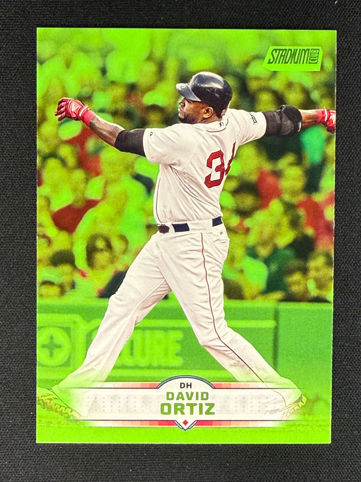 2025 Topps Stadium Club Lime Green David Ortiz #69 Boston Red Sox