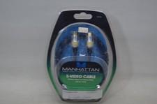 Manhattan S-VIDEO CABLE S-Video Male to S-Video Male 1,5 M / 5 ft. New Unused