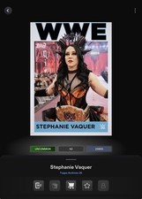 VIDEOGAME Topps WWE Slam 26 - TOPPS ARCHIVES 1964 Base - STEPHANIE VAQUER