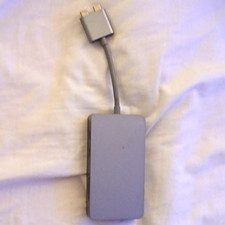 USB-C Multiport Adapter Hub Silver HDMI USB-A RJ45 SD USB-C Portable