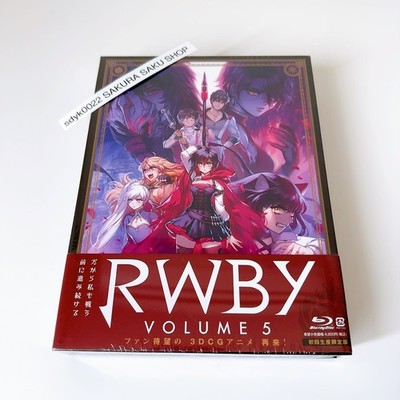 RWBY Volume 5 Limited Edition 2Blu-ray w/ Booklet + Mobile Ring Holder Region A