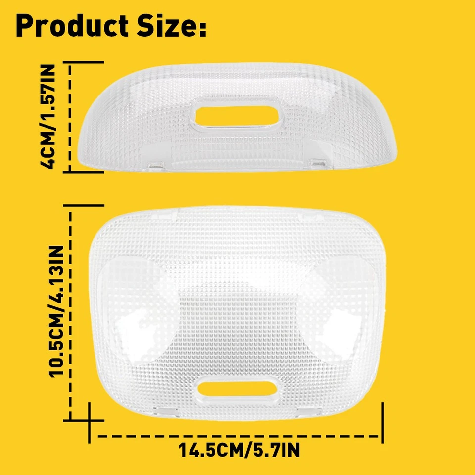 Крышка лампы для объектива карты купола верхнего рейнджера для Ford 96-04 67Z-13783-AA - Изображение 4 из 4