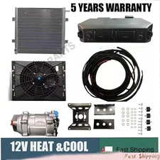 12V Car Air Conditioner Electric Underdash A/C Kit Compressor Cooling & Heating
