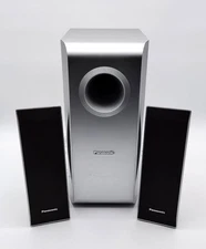 Panasonic Speakers System SB-PF40 Surround Left & Right & Sub SB-W40 Tested