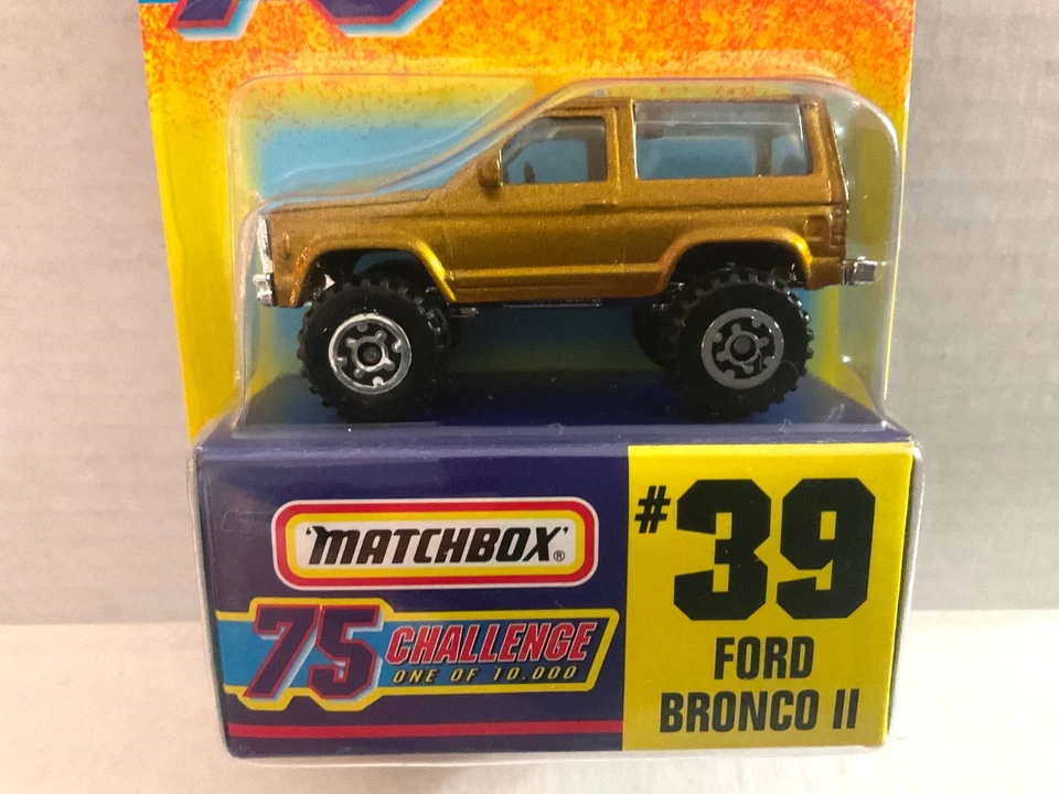 Matchbox Gold Challenge 1997 - #39 Ford Bronco II - Hecho solo 10.000 Foto 2 de 4