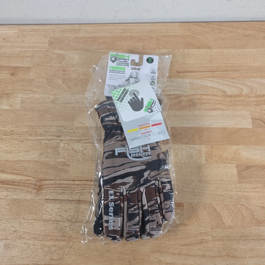 Fish Monkey Tundra Performance Fishing Gloves Size L New
Opens in a new window or tab