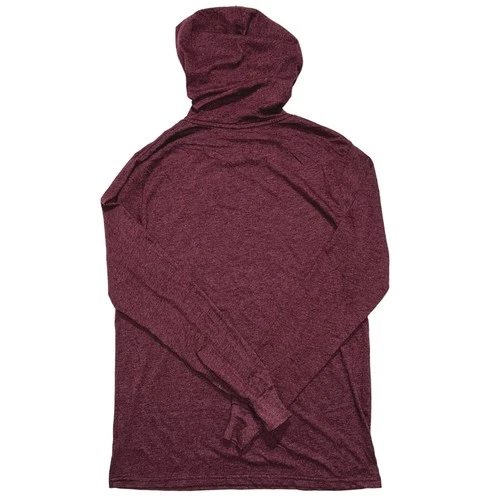 NWT Kinetix Long Sleeve Tee Hoodie Wine Red Medium MSRP $85 image 4