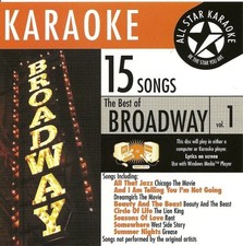 Karaoke - ASK-1551 Broadway Karaoke Vol 1. A Mix o Free Shipping