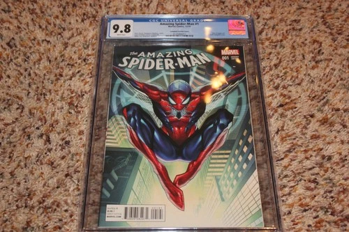 CGC 9.8 AMAZING SPIDER-MAN #1 CAMPBELL VARIANT COVER