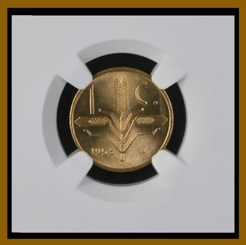TOP POP, Mexico 1 Centavo Coin, 1953 MO NGC MS 66