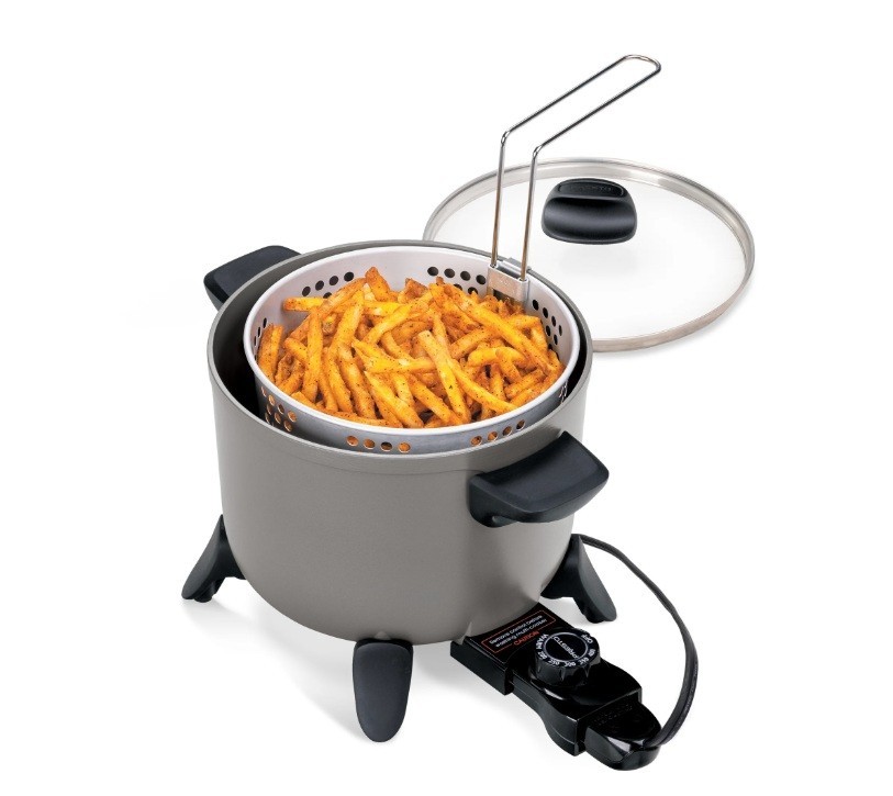Presto Kitchen Kettle Multi-Cooker with Non-Stick Feature, Electric Deep Fryer