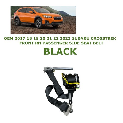 #ad #ad 2017 18 19 20 21 22 2023 Subaru Crosstrek right side seat belt BLACK $120.00