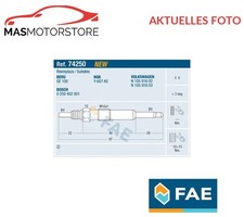 GLÜHKERZE GLÜHKERZEN FAE 74250 P FÜR AUDI A3,A2,A4,8P1,8PA,8Z0,B7,8P7