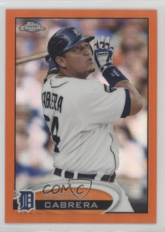 2012 Topps Chrome Retail Orange Refractor Miguel Cabrera #130 0jk5