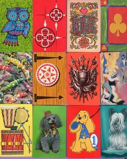 100 Single Swap Playing Cards BIG LOT MOST COLORFUL CARDS 1960 1970 SOME VINTAGE